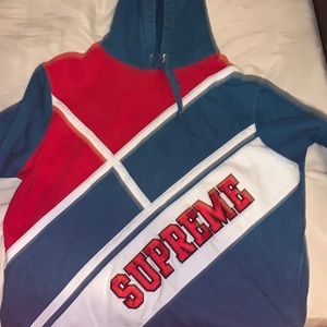 COPY - Red and blue supreme hoodie
